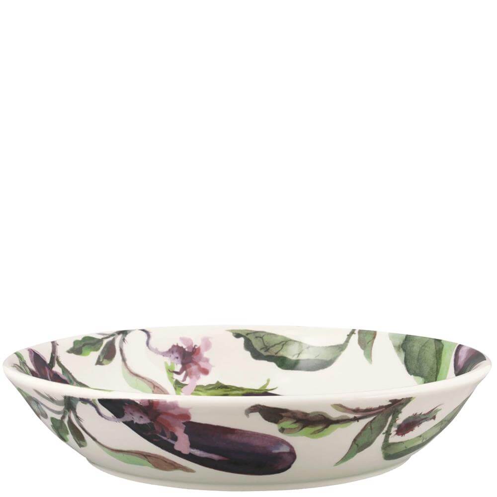 Emma Bridgewater Aubergine & Flowers Medium Pasta Bowl